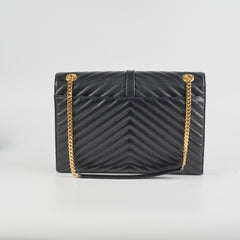 Saint Laurent Large Envelope Black