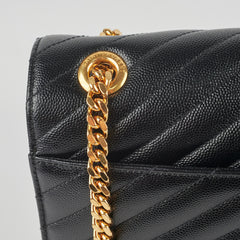 Saint Laurent Large Envelope Black