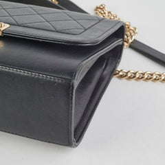 Chanel Seasonal Quilted Calfskin Flap Bag Black