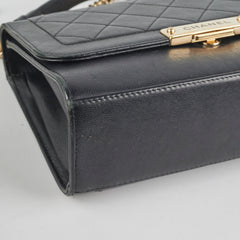 Chanel Seasonal Quilted Calfskin Flap Bag Black