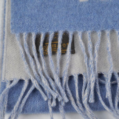 Louis Vuitton Blue Cashmere Scarf
