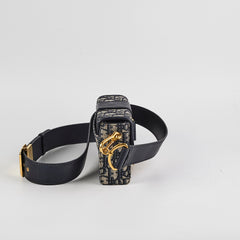 Christian Dior 30 Montainge Box Oblique Navy