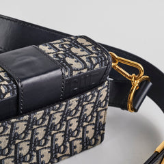 Christian Dior 30 Montainge Box Oblique Navy