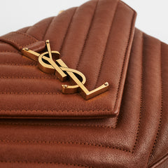 Saint Laurent Medium College Brown Bag