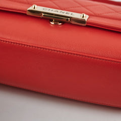 Chanel Seasonal Flap Red Crossbody Bag