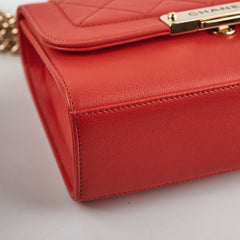 Chanel Seasonal Flap Red Crossbody Bag