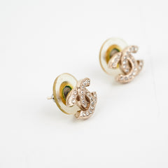 Chanel Gold CC Earrings
