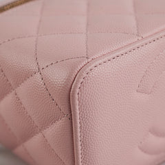 ITEM 34 - Chanel Pink Caviar Vanity Crossbody Bag