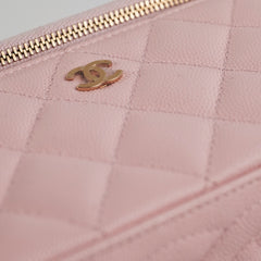 ITEM 34 - Chanel Pink Caviar Vanity Crossbody Bag