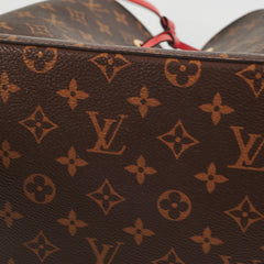 Louis Vuitton Neo Noe Red Monogram Shoulder Bag