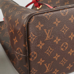 Louis Vuitton Neo Noe Red Monogram Shoulder Bag