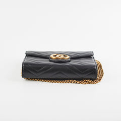 Gucci Marmont Wallet on Chain WOC Black