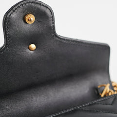 Gucci Marmont Wallet on Chain WOC Black
