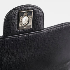 Chanel Mini Square Flap Black Caviar