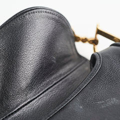 Christian Dior Vintage Shoulder Black Bag