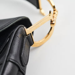 Christian Dior Vintage Shoulder Black Bag