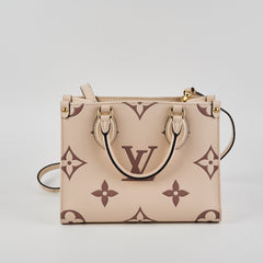 Louis Vuitton On The Go PM Cream