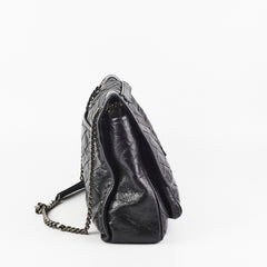 Saint Laurent Niki Large Black Vintage Leather