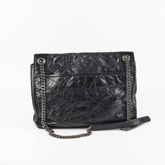 Saint Laurent Niki Large Black Vintage Leather