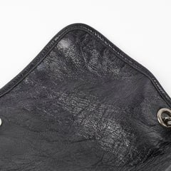 Saint Laurent Niki Large Black Vintage Leather