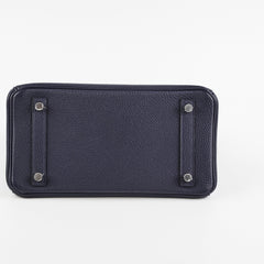 Hermes Birkin 25 Bleu Nuit Togo A Stamp