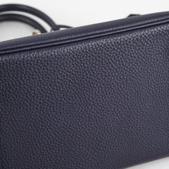 Hermes Birkin 25 Bleu Nuit Togo A Stamp