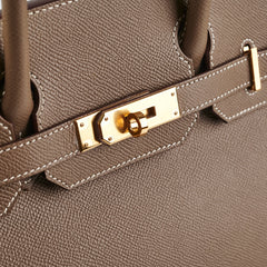 Hermes Birkin 30 Epsom Etoupe - U Stamp