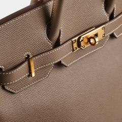 Hermes Birkin 30 Epsom Etoupe - U Stamp