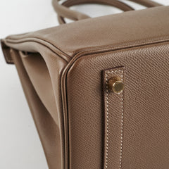 Hermes Birkin 30 Epsom Etoupe - U Stamp