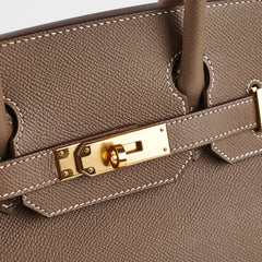 Hermes Birkin 30 Epsom Etoupe - U Stamp