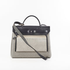 Hermes Herbag Zip 31 Retourne Black/White - Y Stamp