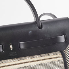 Hermes Herbag Zip 31 Retourne Black/White - Y Stamp