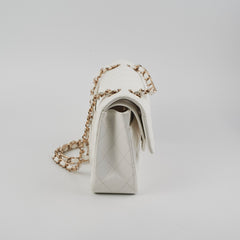 Chanel Classic Flap Small Caviar White