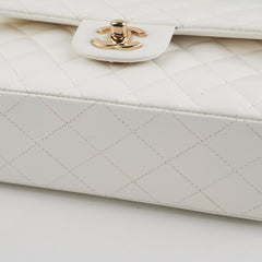 Chanel Classic Flap Small Caviar White