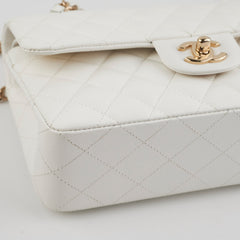 Chanel Classic Flap Small Caviar White
