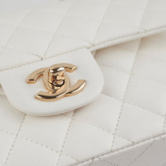 Chanel Classic Flap Small Caviar White