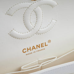 Chanel Classic Flap Small Caviar White