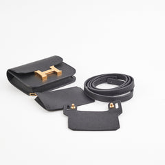 Hermes Constance Slim Epsom Black