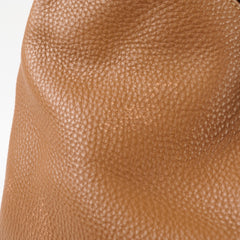 Prada Brown Vitello Daino Hobo Tote Bag