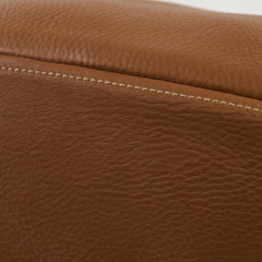 Prada Brown Vitello Daino Hobo Tote Bag