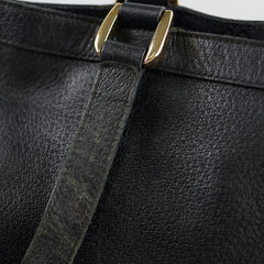 Gucci Leather Abbey Tote Black