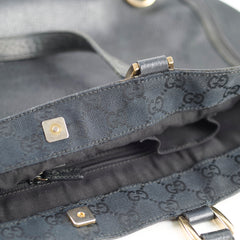 Gucci Leather Abbey Tote Black
