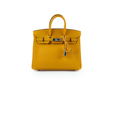 Hermes Birkin 25 PHW Moutarde Epsom P Square