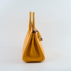Hermes Birkin 25 PHW Moutarde Epsom P Square