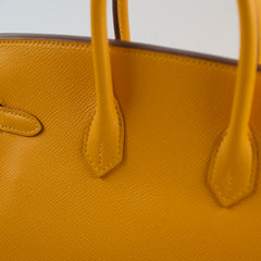 Hermes Birkin 25 PHW Moutarde Epsom P Square