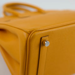 Hermes Birkin 25 PHW Moutarde Epsom P Square