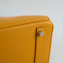 Hermes Birkin 25 PHW Moutarde Epsom P Square