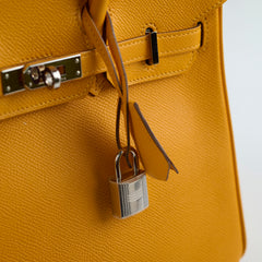 Hermes Birkin 25 PHW Moutarde Epsom P Square