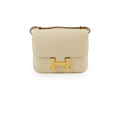 Hermes Mini Constance 18 Nata Epsom U Stamp 2022