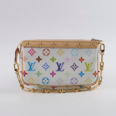 Louis Vuitton Takashi Murakami Pochette Accessories Multicolor white 2025 Apr